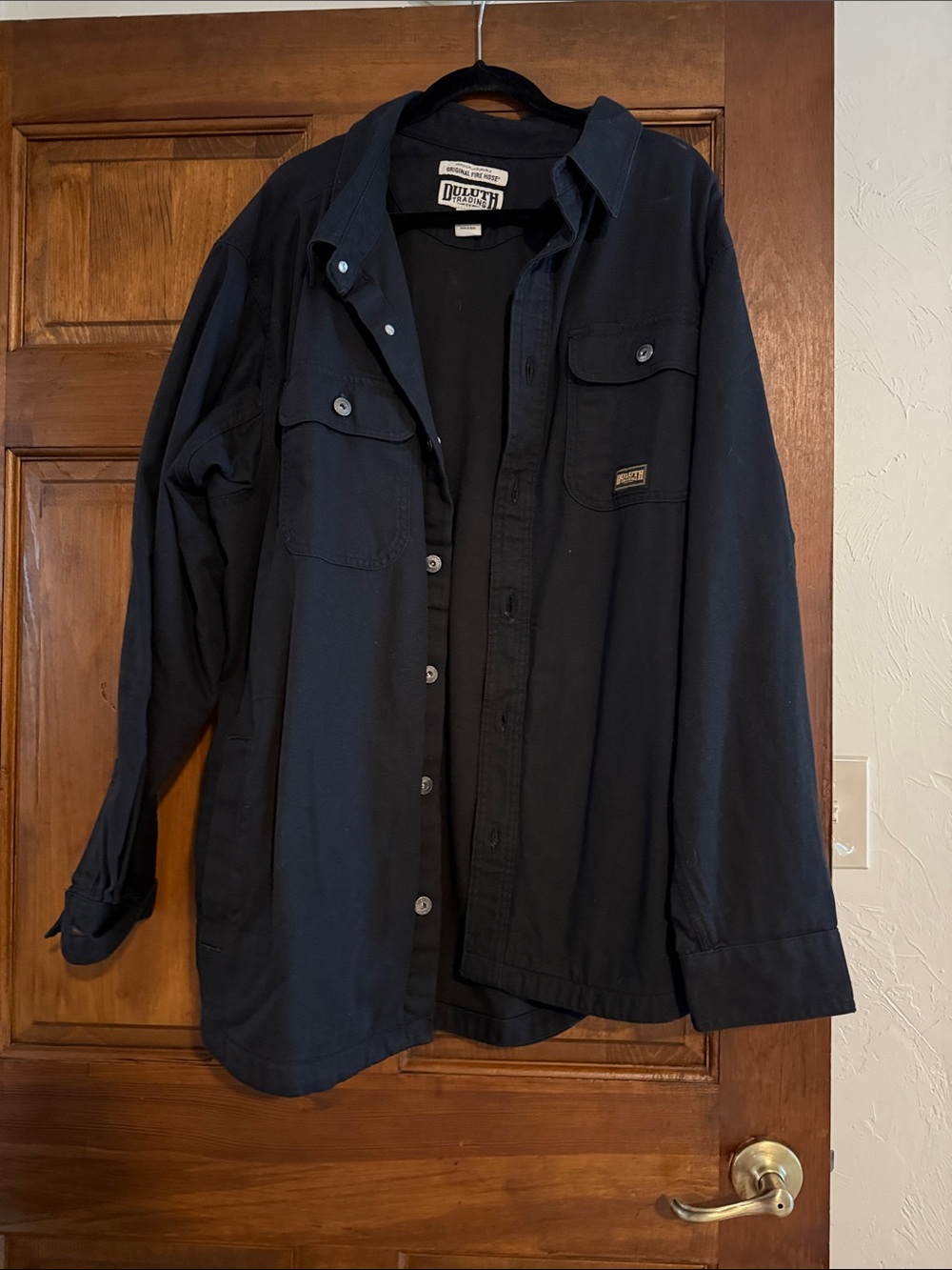 Duluth Trading Co Men's Jersey-Lined Fire Hose Shacket